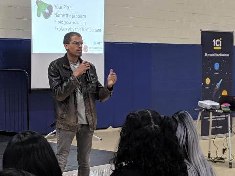 Michael Coney pitching