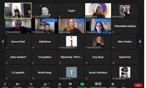 Oct 23 - Pitching ideas on Zoom